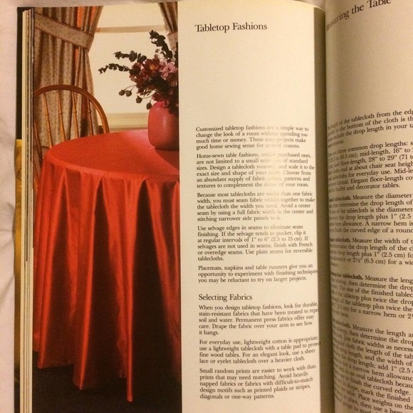 Singer Book Sewing for The Home for Beginner or Advanced Sewer - Picture 4 of 14